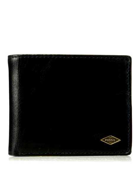 rfid protection wallet fossil|fossil bifold with flip id.